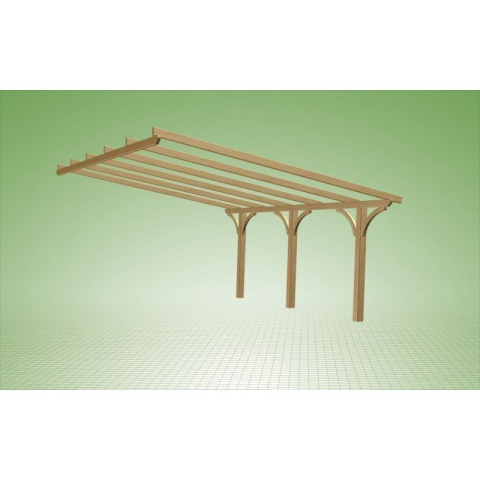 Zadaszenie tarasu | Proste 350 x 525 cm Zadaszenie tarasu | Proste 350 x 525 cm