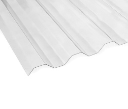 Pokrycie dachu | Płyta trapezowa poliwęglan bezbarwny 2 m